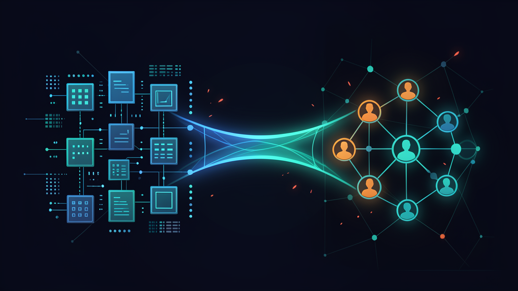 Abstract adoption bridge connecting technical systems to a human peer network